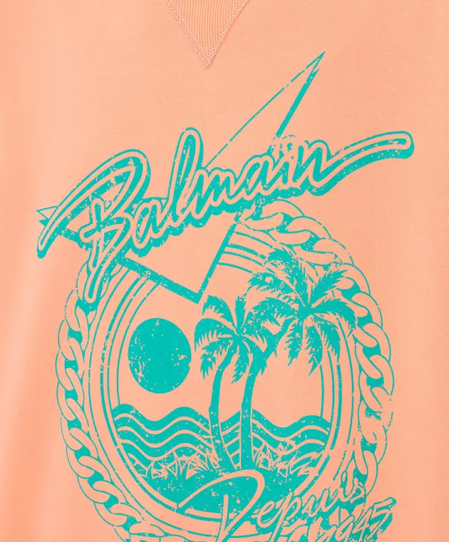 Balmain Orange sweatshirt