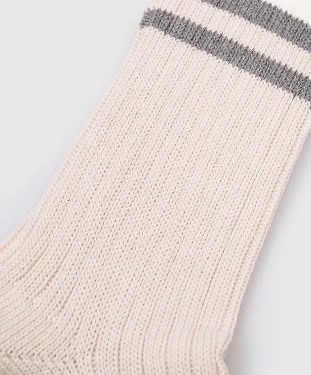 Brunello Cucinelli Beige socks