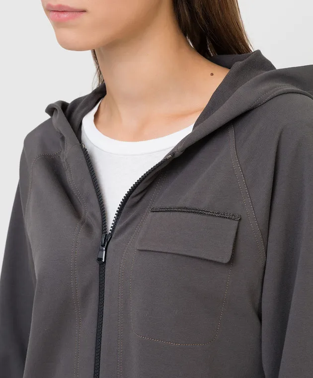 Brunello Cucinelli Charcoal sweatshirt