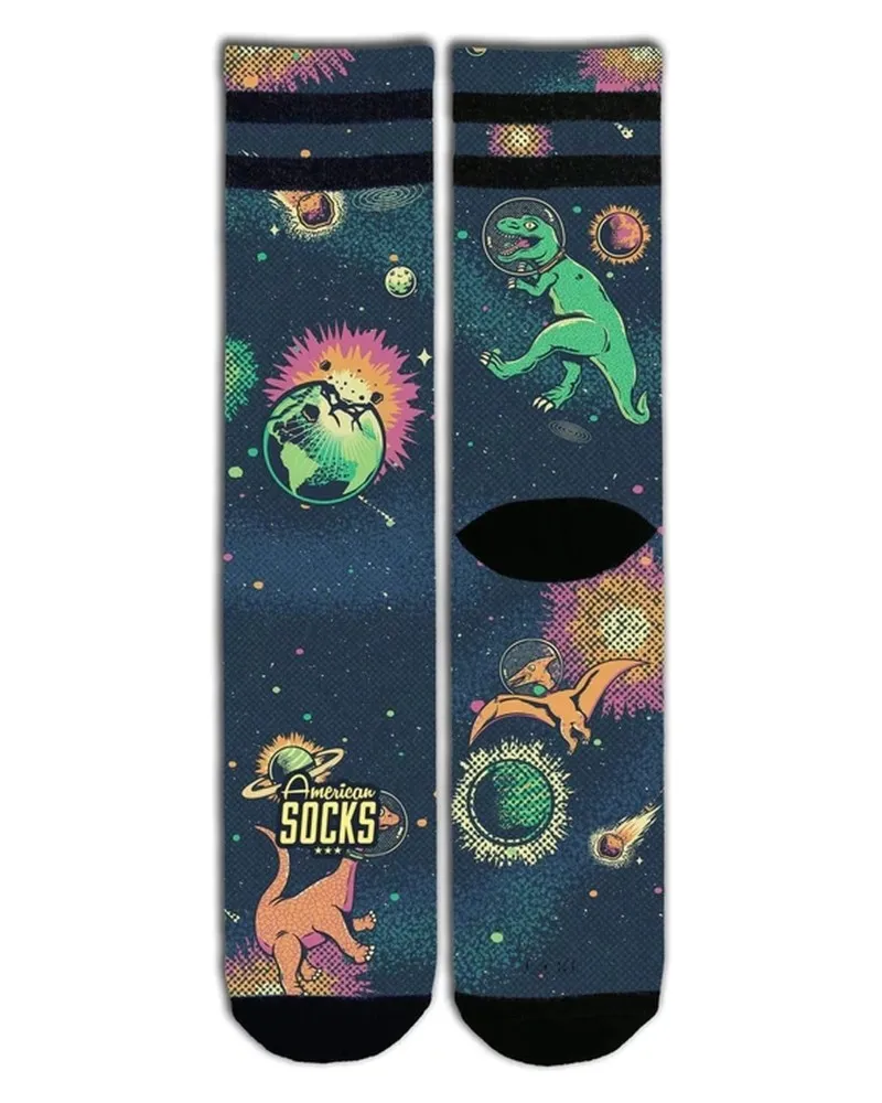 Calcetines american socks space dino mid high