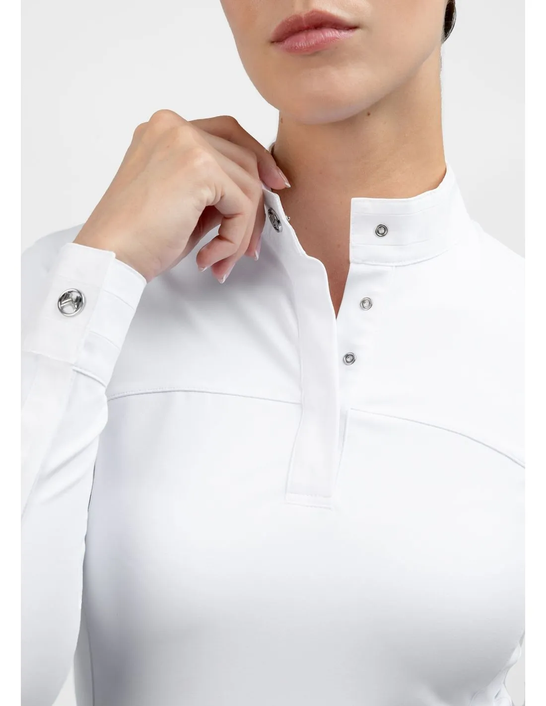 Camisa de concurso manga larga Era Show Shirt Blanco Maximilian
