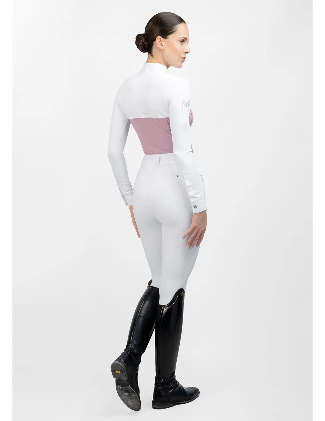 Camisa de concurso manga larga Era Show Shirt Mauve Maximilian