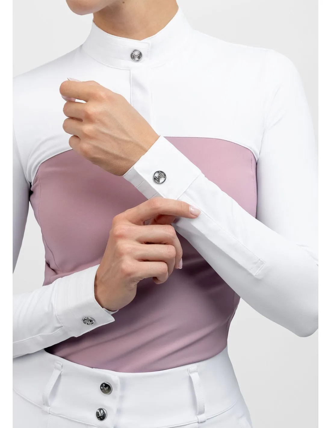Camisa de concurso manga larga Era Show Shirt Mauve Maximilian