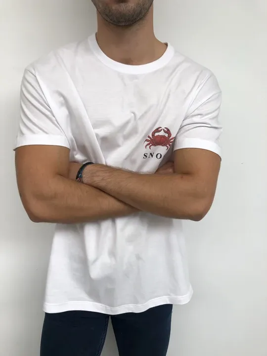Camiseta Crab Blanca