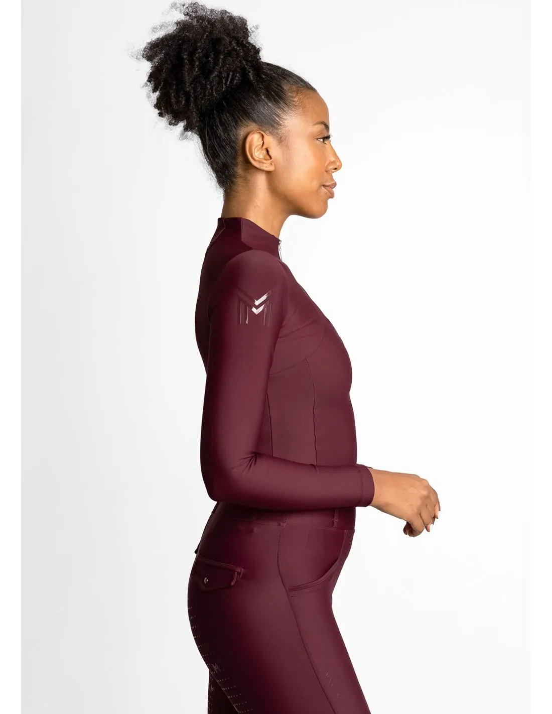 Camiseta manga larga Base Layer Burdeos Maximilian