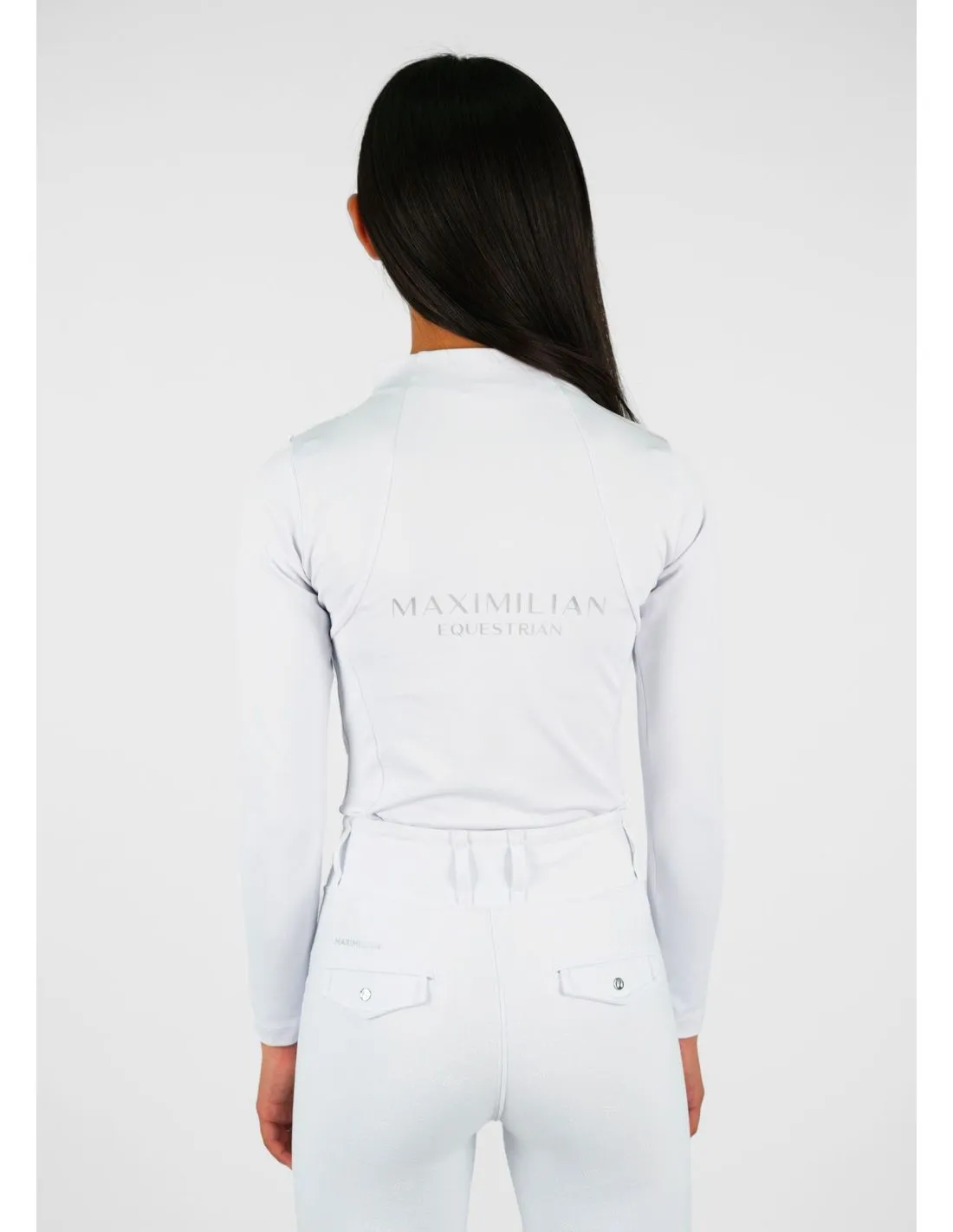 CAMISETA MANGA LARGA NIÑO BASE LAYER BLANCO MAXIMILIAN