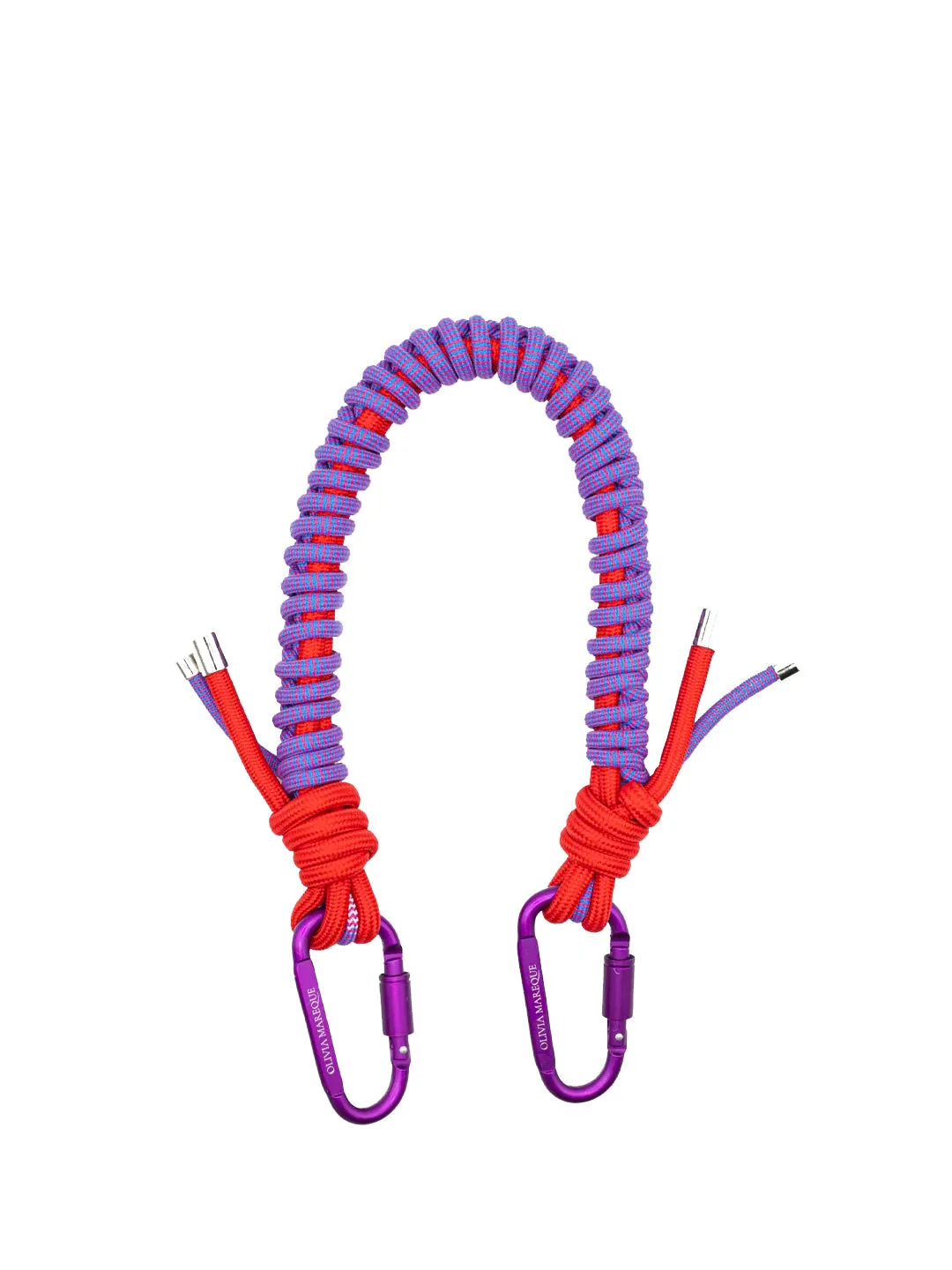 Correa nylon lila