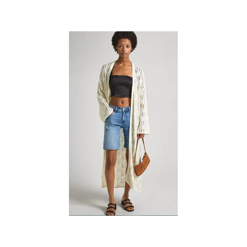 Cárdigan De Pepe Jeans De Punto Calado Para Mujer