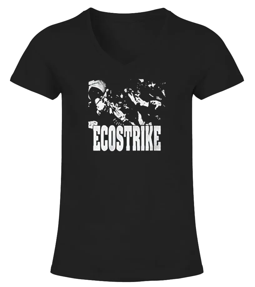 Ecostrike-Merch Camiseta cuello pico Mujer
