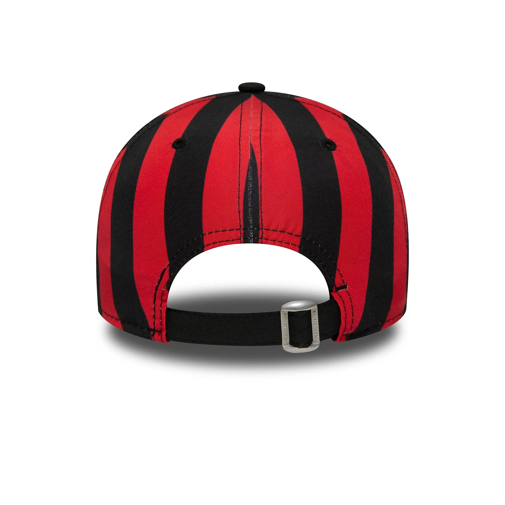 Gorra 9FORTY New Era x AC Milan roja y negra con logotipo