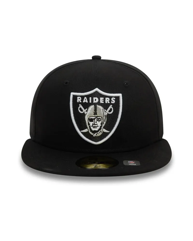 GORRA NEW ERA NEGRA RAIDERS ACPERF 59FIFTY LASRAI
