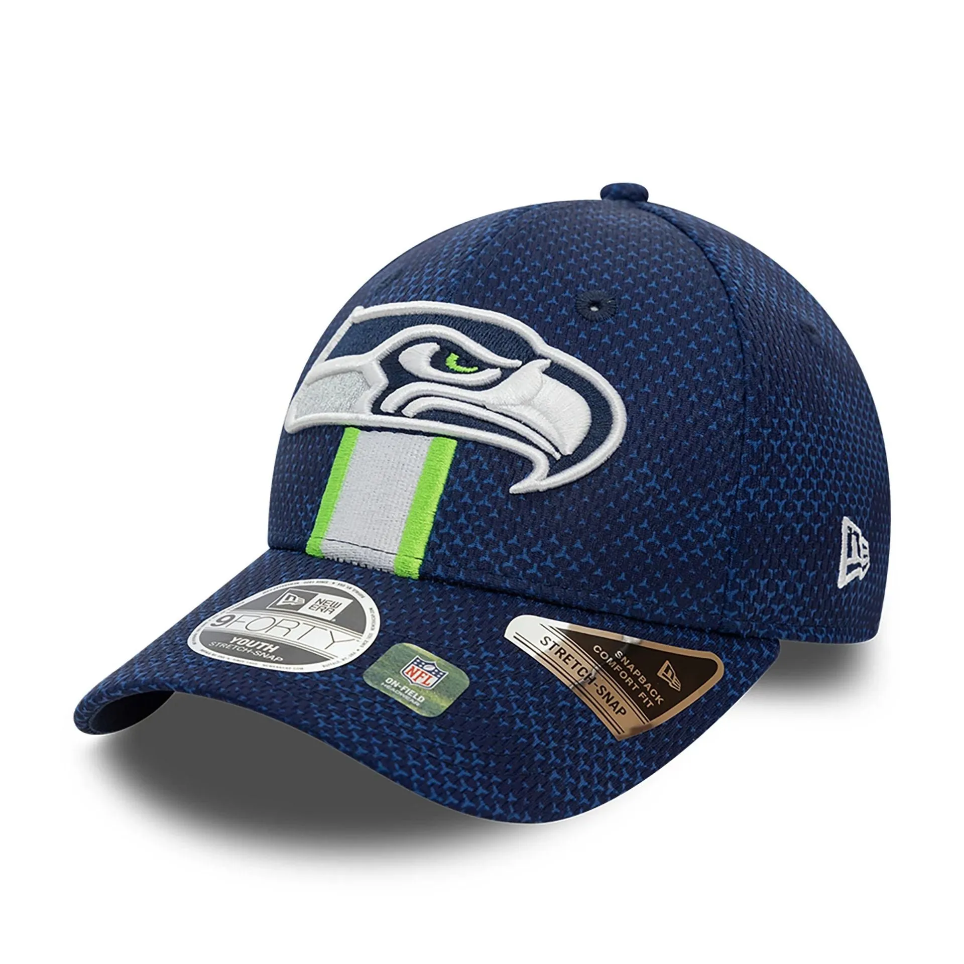 Gorra Seattle Seahawks NFL Sideline 9FORTY Stretch Snap Azul