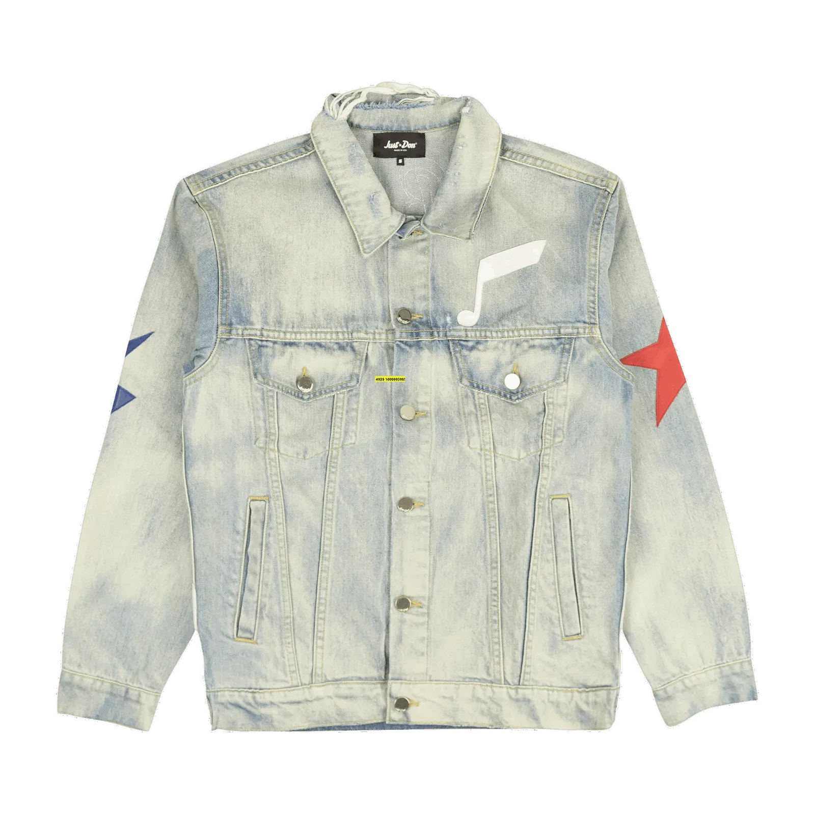 Just Don Sound Light Wash Denim Jacket