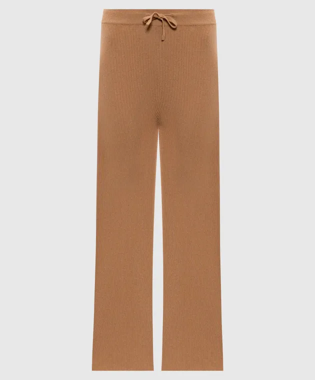 LISA YANG Brown cashmere heather pants