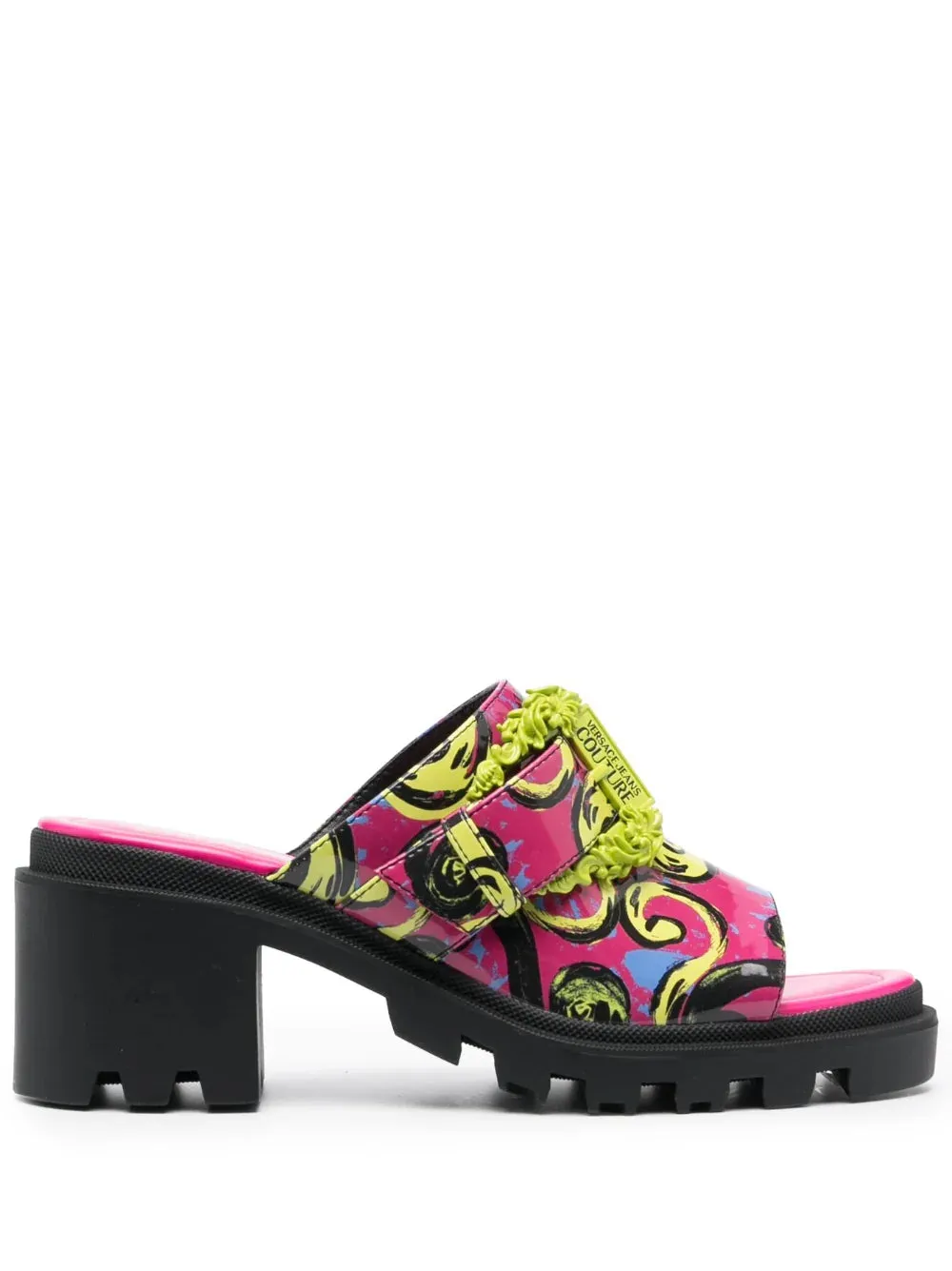 MULES BAROQUE FUXIA
