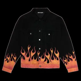 Palm Angels Burning Denim Jacket