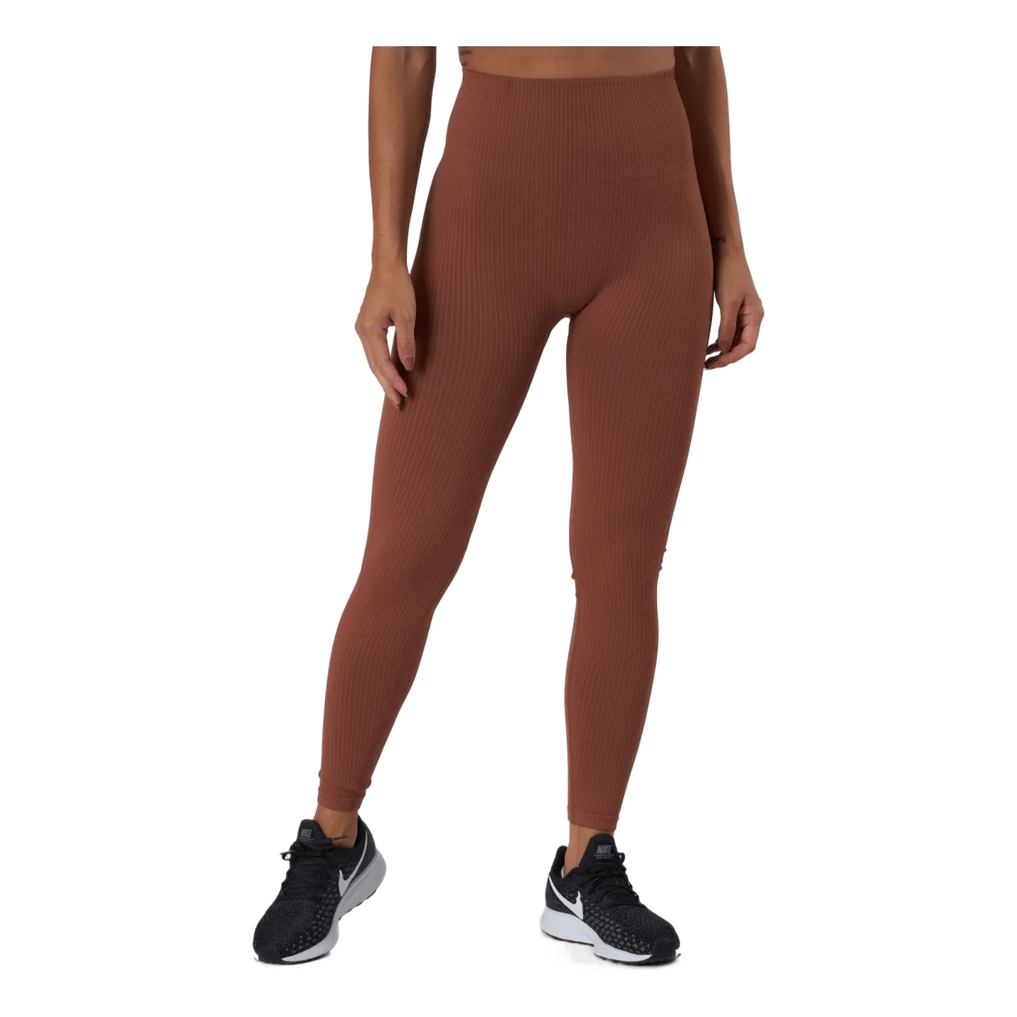 Röhnisch Seamless Rib Tights Copper Brown