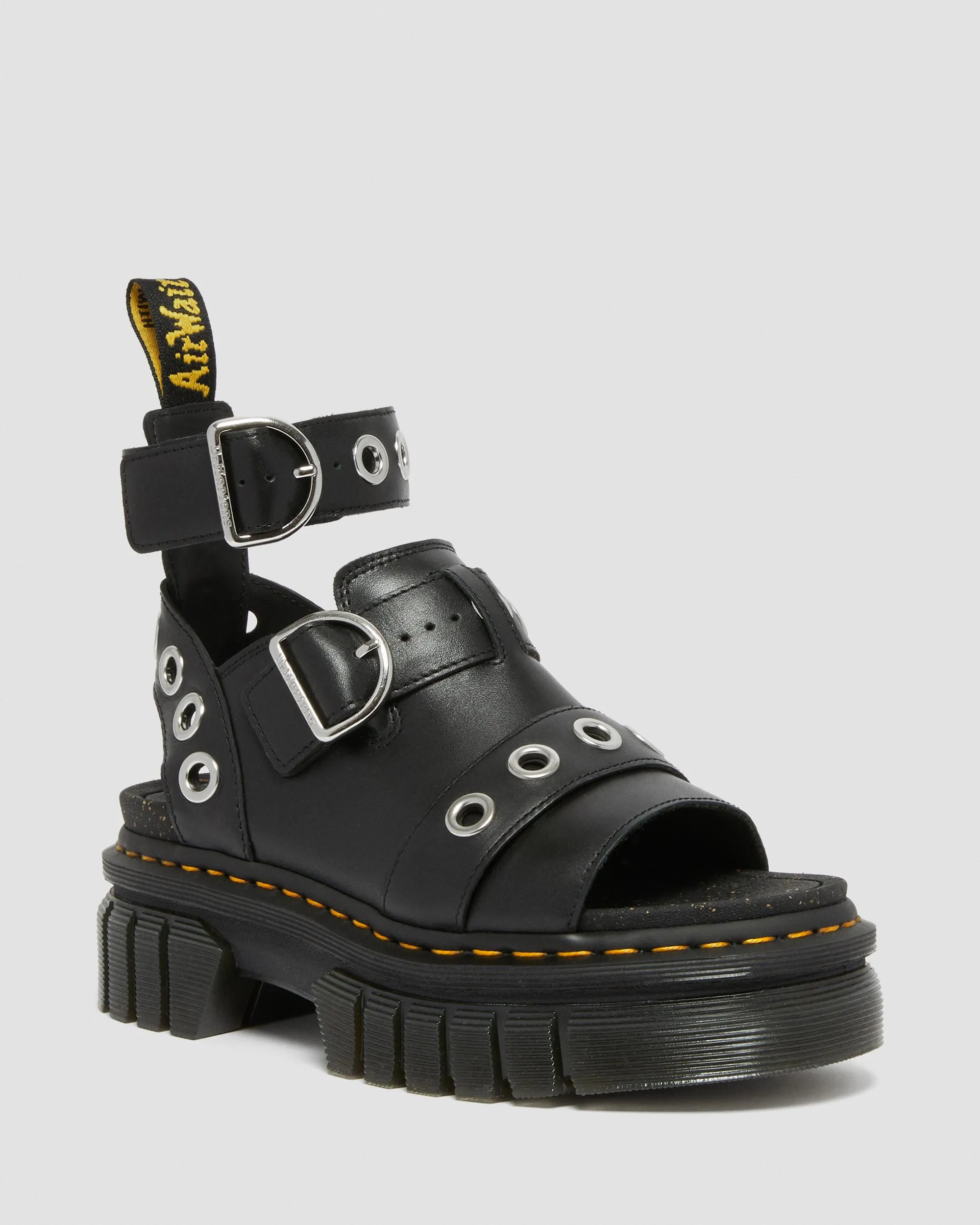 Sandalias con plataforma Ricki Hardware en piel Nappa Lux