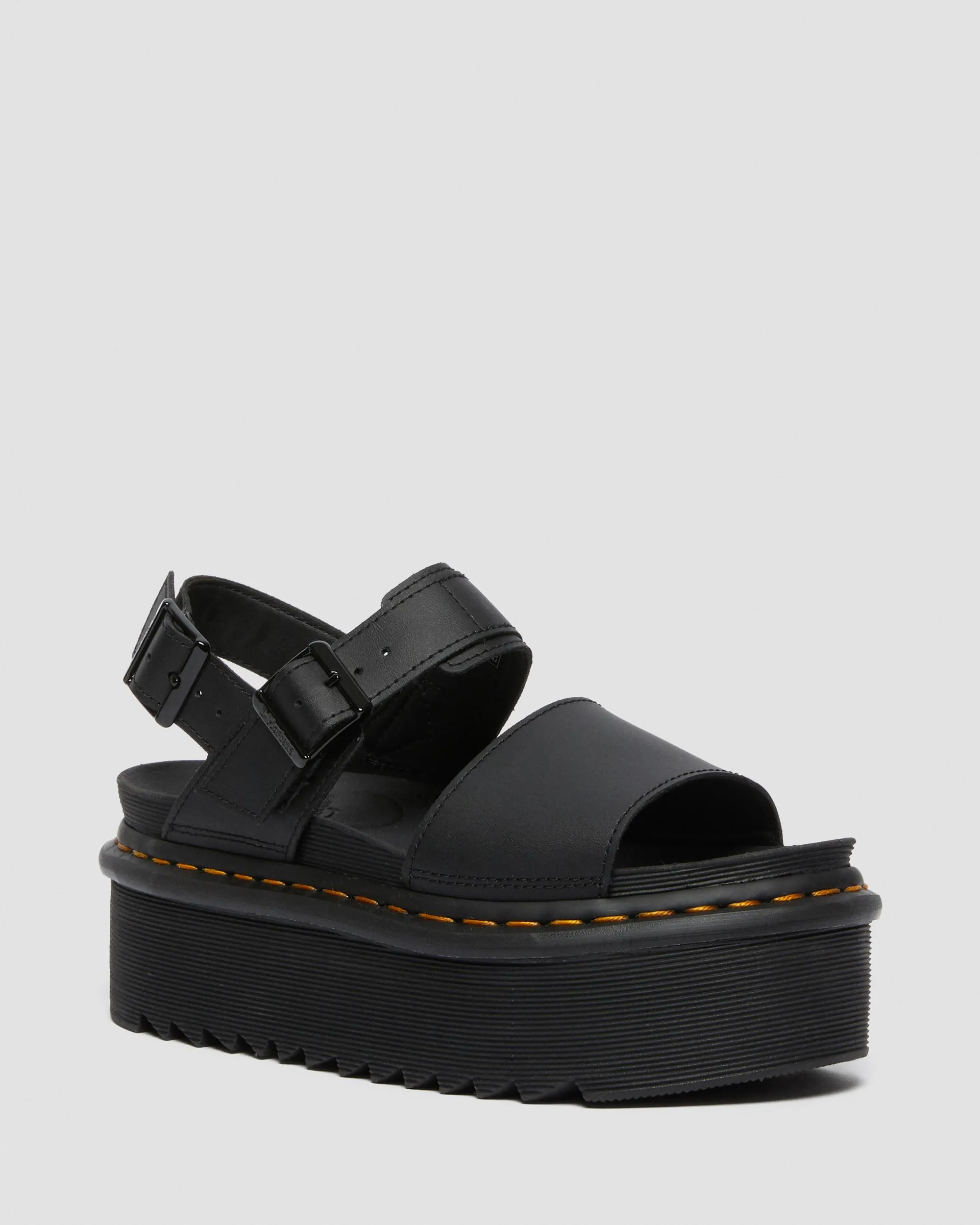 Sandalias de tiras con plataforma Voss Quad en piel