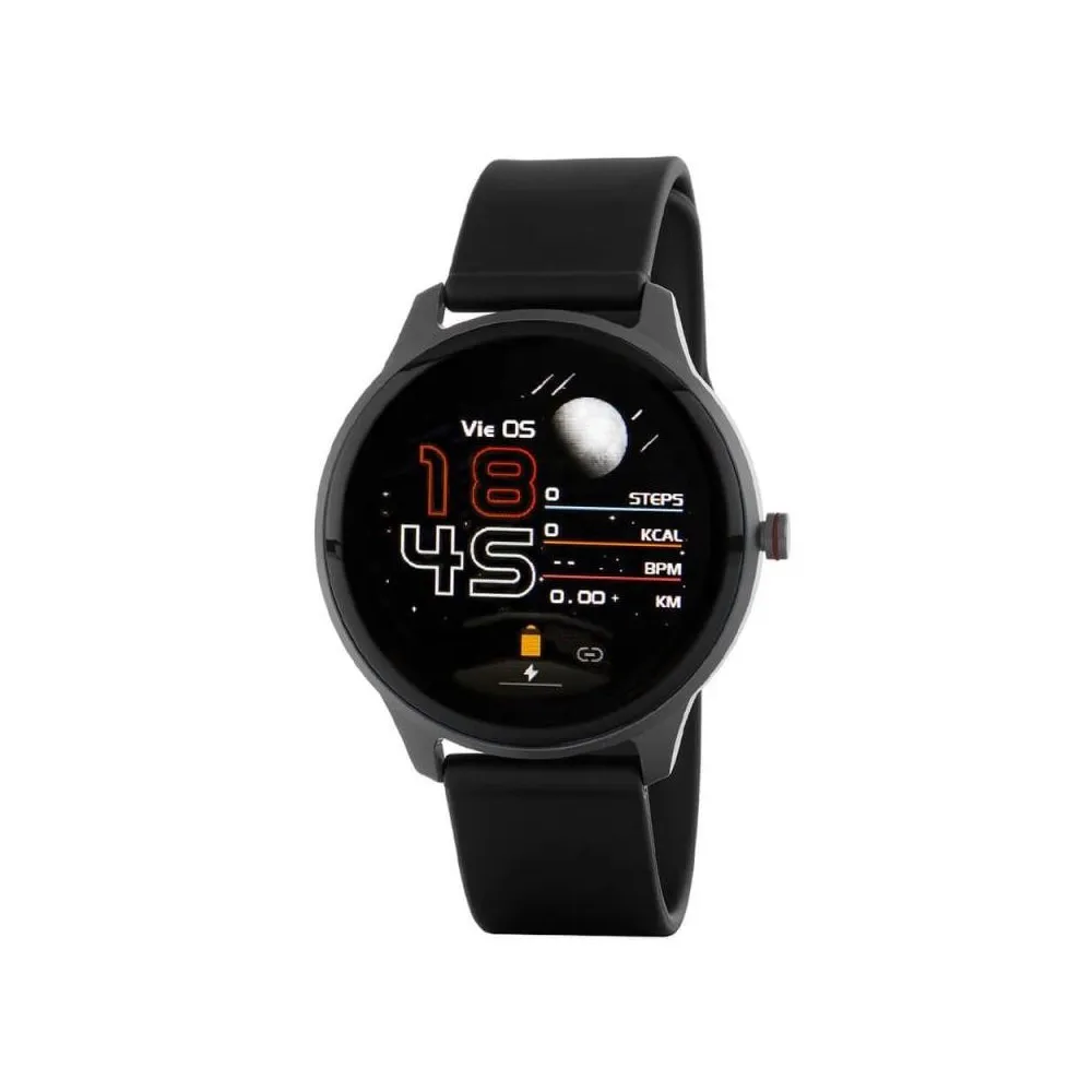 Smart Watch Marea con correa siliciona negra
