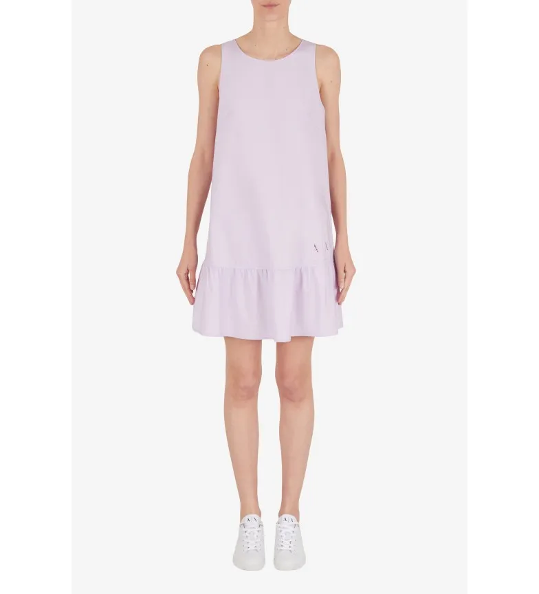 Vestido Volantes lila