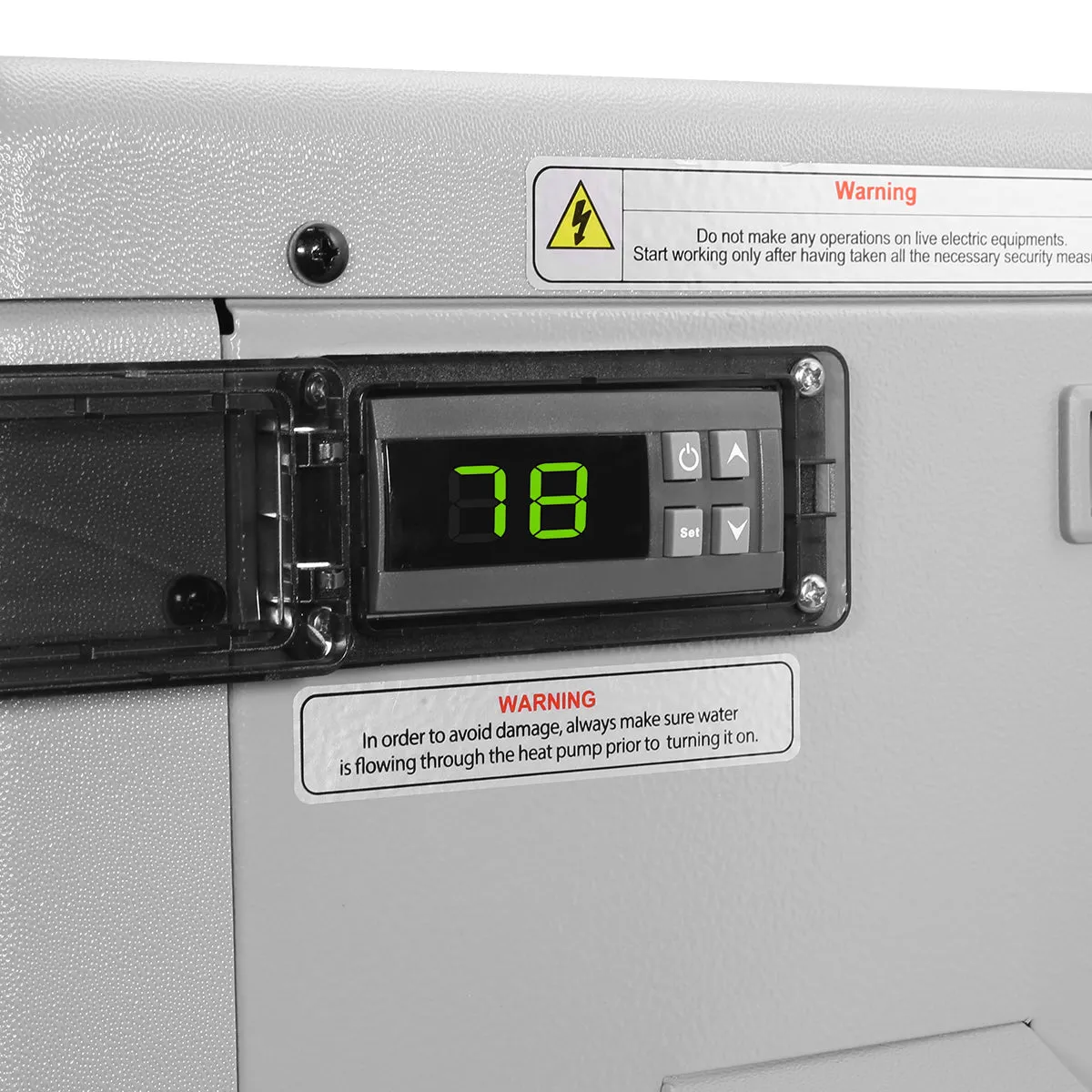 XtremepowerUS 14,500BTU Heat Pump for Above Ground Swimming Pool Heater 4700 Gal