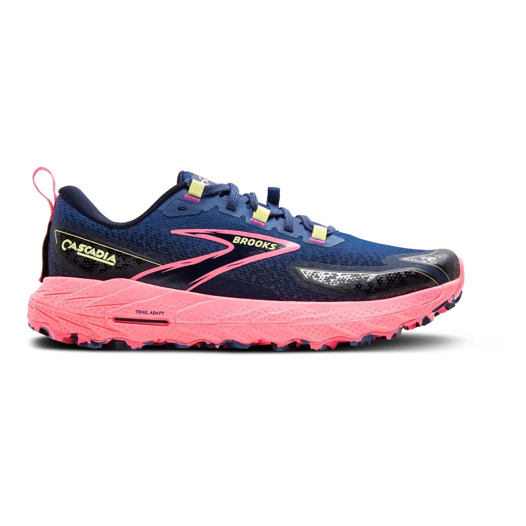 ZAPATILLA TRAIL BROOKS CASCADIA 18 W AZUL Y ROSA